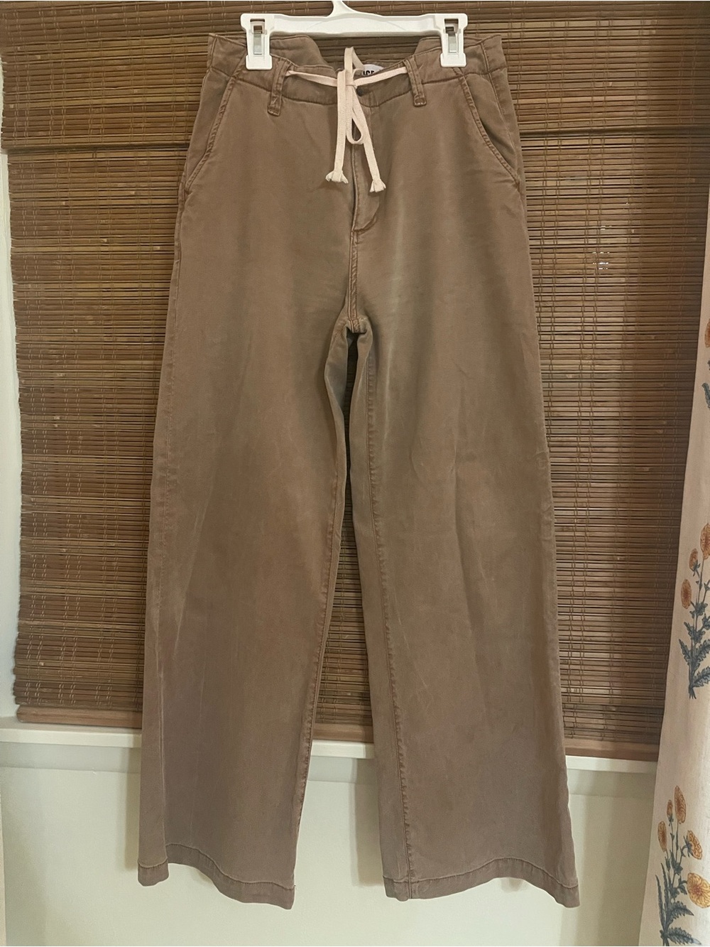 Paige Carly Drawstring Pants in Brown